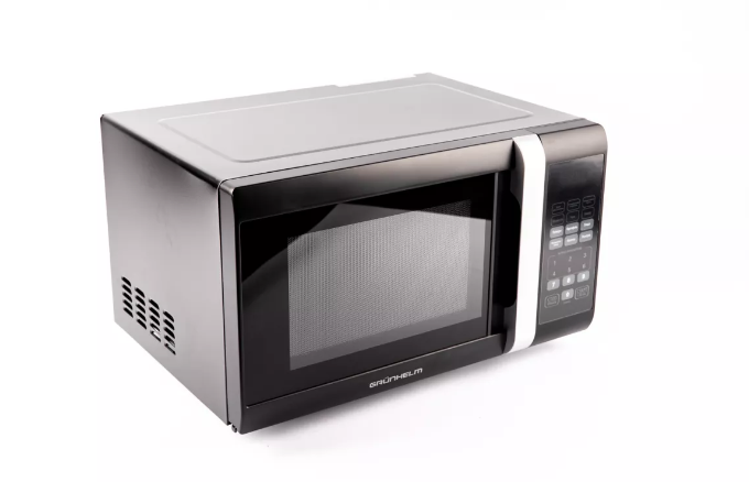 Мікрохвильова піч - 23MX823-B (чорна) 23л, 800 Вт, елект. (GRUNHELM)